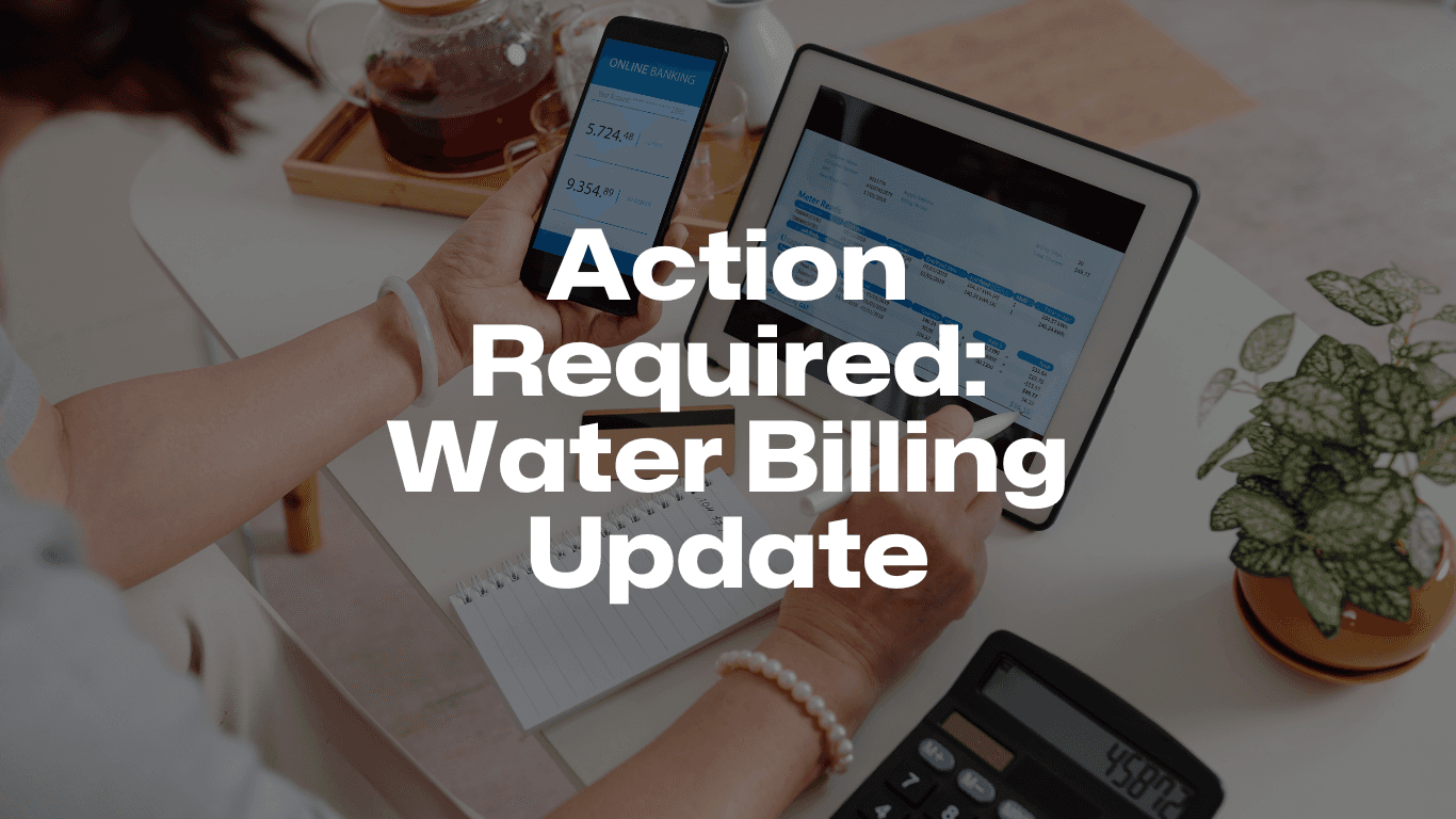 Water Bill Update